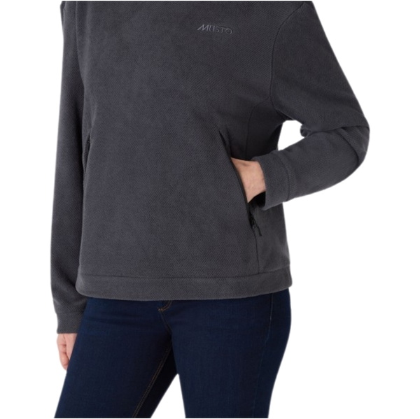 2025 Musto Womens Classic Fleece Pullover 85020 - Carbon